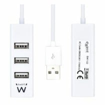 Hub USB Ewent EW1122 Blanc 3600 W