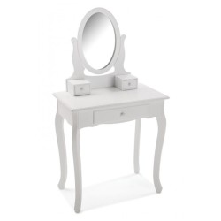 Coiffeuse Versa Miroir Bois MDF (40 x 129,5 x 70 cm)