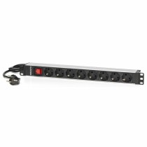 Rallonge 19'' 8 Tomas Schuko avec Interrupteur On/Off Salicru SPS 8F PDU SCH/SCH 1,5 m IP20