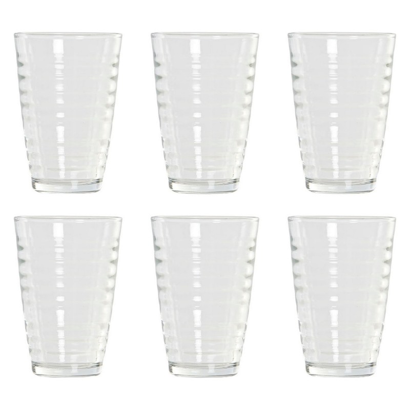 Set de Verres DKD Home Decor 8424001836048 Transparent Verre 300 ml (6 pcs)