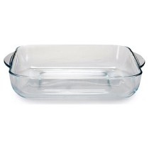 Set of Oven Dishes 1690037 Transparent Crystal 1 L (2 Units)