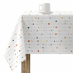 Stain-proof tablecloth Belum 0120-107 White Multicolour 200 x 150 cm Polka dots