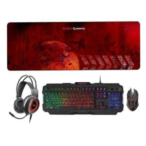 clavier et souris Mars Gaming MCPRGB2ES (ES)