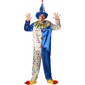 Verkleidung für Erwachsene M/L Clown Blau