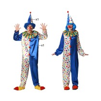 Déguisement pour Adultes M/L Clown Bleu