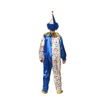 Costume for Adults M/L Male Clown Blue