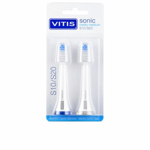 Rechange brosse à dents électrique Vitis Sonic S10/S20 2 Unités