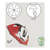 Parapluie Mickey Mouse Rouge (Ø 71 cm)