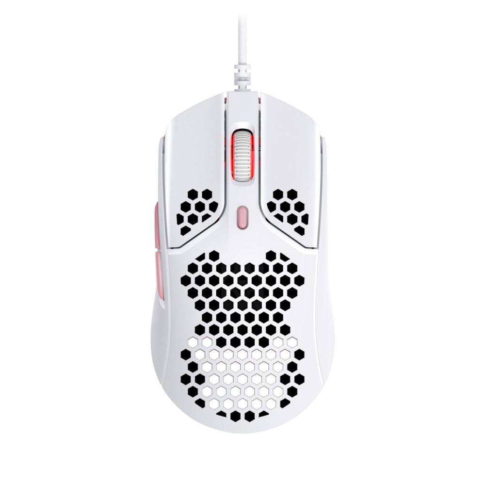 Gaming Maus Hyperx 4P5E4AA Weiß Weiß/Rosa 3200 DPI