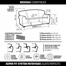 Sofa Cover Sofaskins NIAGARA (Refurbished A)