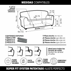 Sofabezug Sofaskins NIAGARA (Restauriert A)