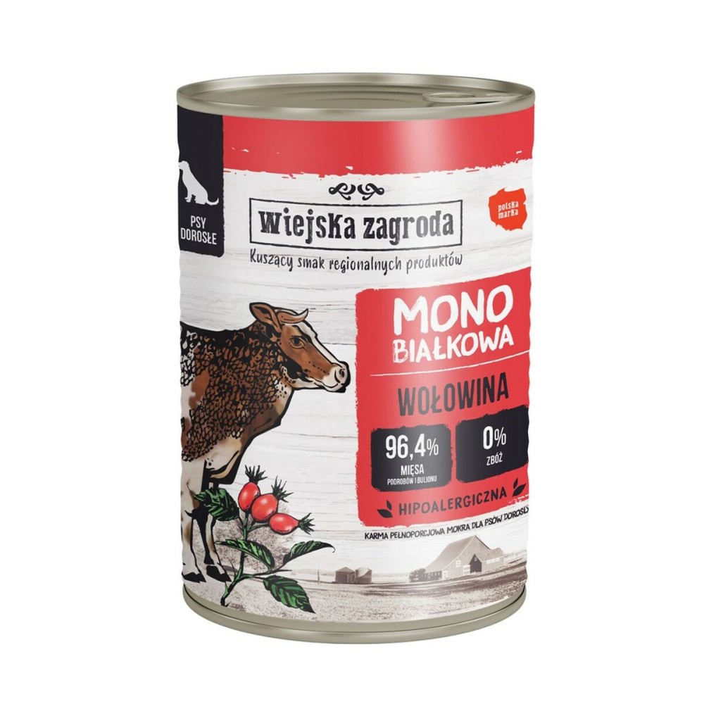 Wet food WIEJSKA ZAGRODA Monoprotein Beef Beef 400 g