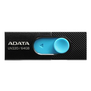 Clé USB Adata UV220 Noir/Bleu 64 GB