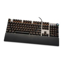 Clavier Ibox AURORA K-4 Noir Noir/Argenté QWERTY