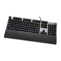 Clavier Ibox AURORA K-4 Noir Noir/Argenté QWERTY