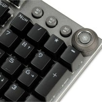 Clavier Ibox AURORA K-4 Noir Noir/Argenté QWERTY