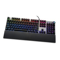 Clavier Ibox AURORA K-4 Noir Noir/Argenté QWERTY