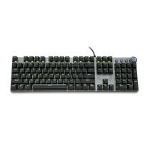 Clavier Ibox AURORA K-4 Noir Noir/Argenté QWERTY