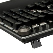 Clavier Ibox AURORA K-4 Noir Noir/Argenté QWERTY