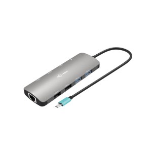 Hub USB i-Tec C31NANOHDM2DOCPD 100 W Argenté