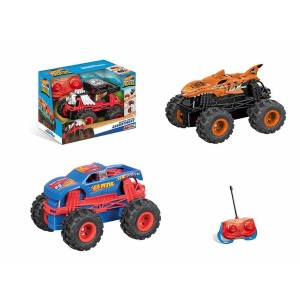 Voiture Télécommandée Hot Wheels mini Monster Truck 1:28 14,5 x 9,2 x 9 cm