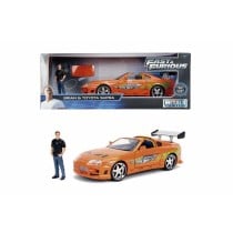 Playset Fast & Furious Brian & Toyota Supra 2 Stücke