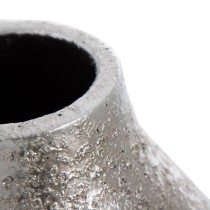 Vase aus Keramik Silber 23 x 23 x 40 cm