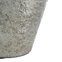 Vase aus Keramik Silber 23 x 23 x 40 cm