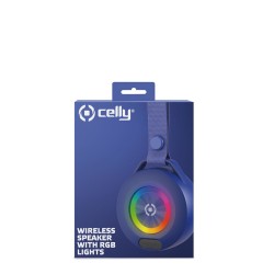 Haut-parleur portable Celly LIGHTBEATBL Bleu 5 W