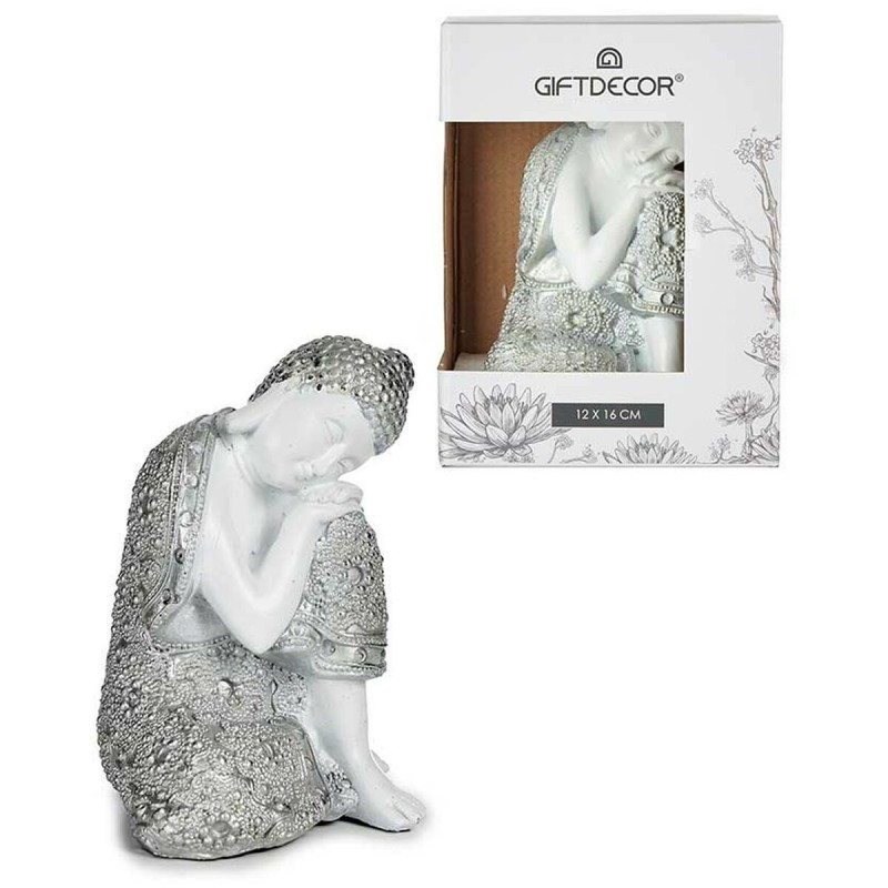 Decorative Figure Buddha Sitting 10,5 x 15 x 12 cm (8 Units)