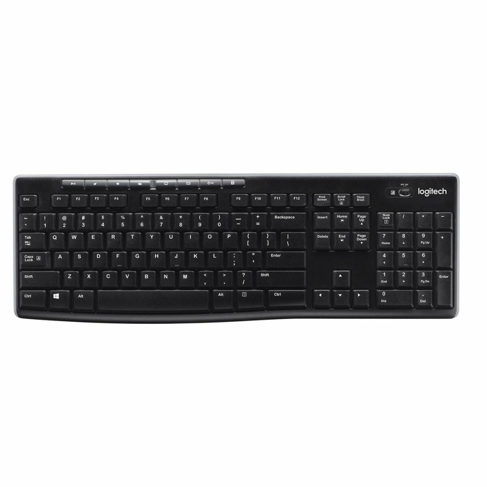 Clavier sans fil Logitech K270 Noir Espagnol Qwerty 2.4 GHz