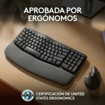 Keyboard Logitech Grey Spanish Qwerty QWERTY