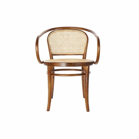 Esszimmerstuhl DKD Home Decor Braun Rattan Ulmenholz (58 x 58 x 79.5 cm)