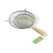 Set of Sieves Secret de Gourmet Wood Stainless steel (3 Pieces)