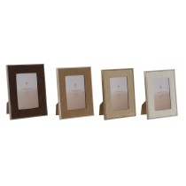 Cadre photo Home ESPRIT Marron Beige Velours Verre Moderne 19 x 2 x 24 cm (4 Unités)