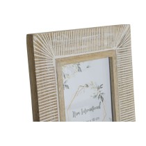 Photo frame Home ESPRIT White Mango wood Modern 21,5 x 2 x 27 cm