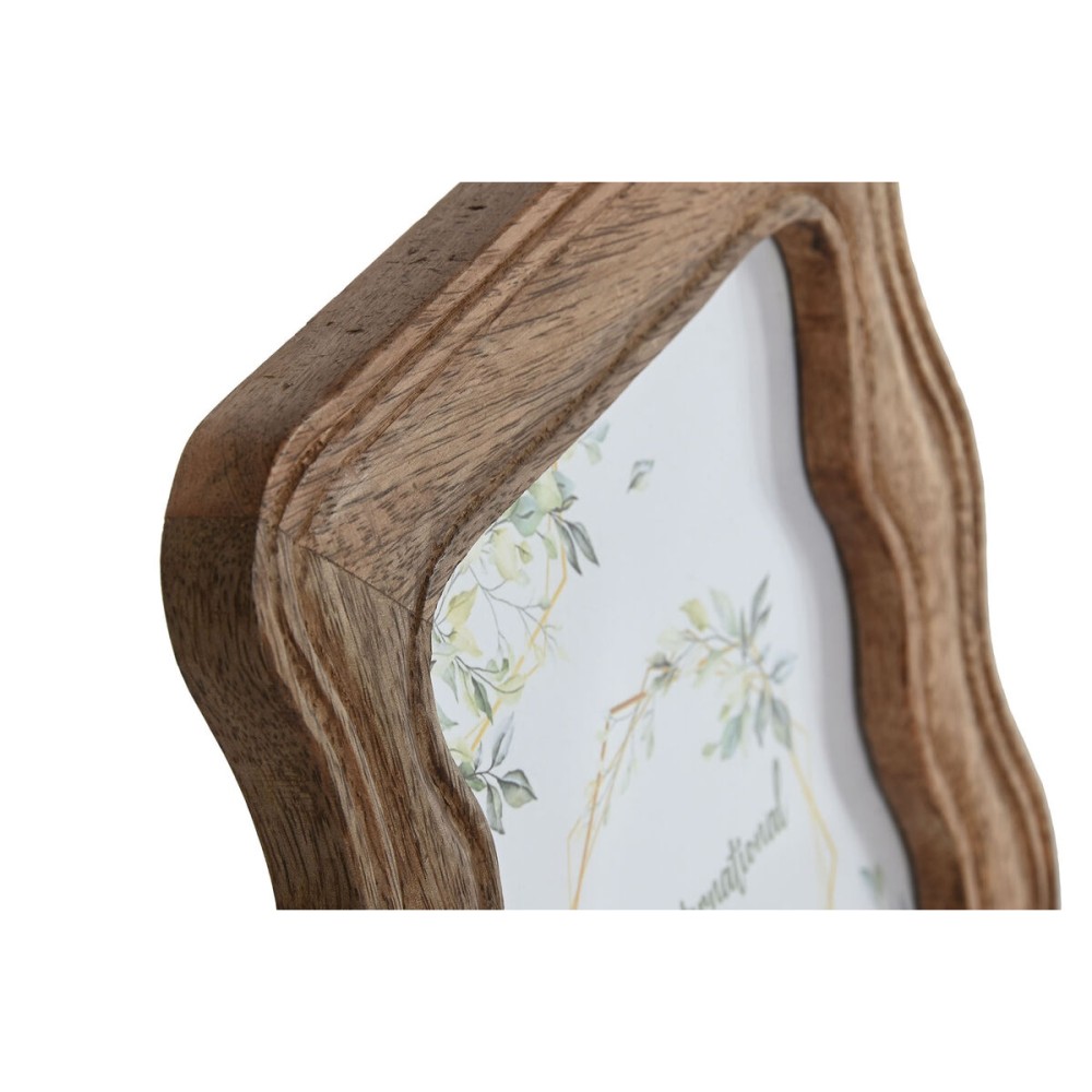 Photo frame Home ESPRIT Natural Mango wood Waves Urban 18,5 X 2 X 25 cm