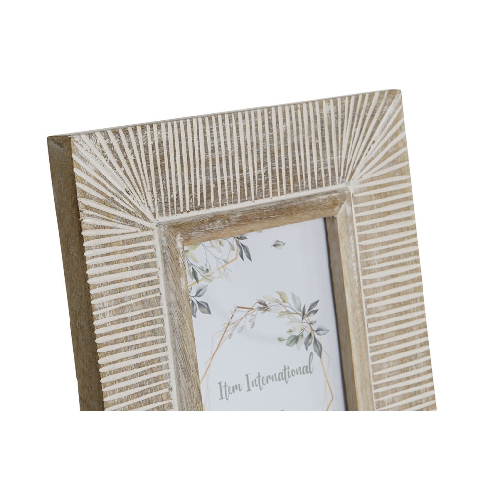 Cadre photo Home ESPRIT Blanc Bois de manguier Moderne 19 x 1 x 24 cm