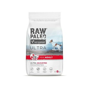 Fodder VETEXPERT Raw Paleo Ultra Mini Adult Beef Veal 8 kg