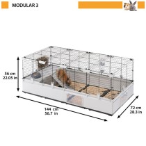 Cage Ferplast Metal Recycled plastic 144 x 72 x 56 cm