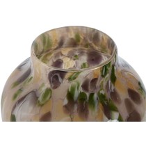 Vase Home ESPRIT Multicouleur Verre Moderne 19,5 x 19,5 x 29,7 cm