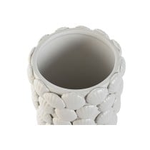 Vase Home ESPRIT Weiß Steingut Mediterraner 15,5 X 15,5 X 33,5 cm