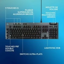 Tastatur Logitech G915 X Schwarz AZERTY