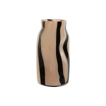 Vase Home ESPRIT Schwarz Creme Kristall Moderne 15 x 15 x 29,2 cm