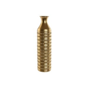 Vase Home ESPRIT Golden Metal Modern 13 X 13 X 51,5 cm