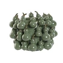 Vase Home ESPRIT Green Stoneware Tropical 30 x 30 x 23 cm