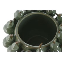 Vase Home ESPRIT Green Stoneware Tropical 30 x 30 x 23 cm