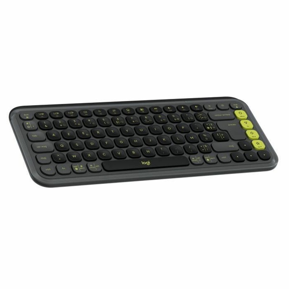 Clavier sans fil Logitech Pop Icon Keys Gris foncé AZERTY