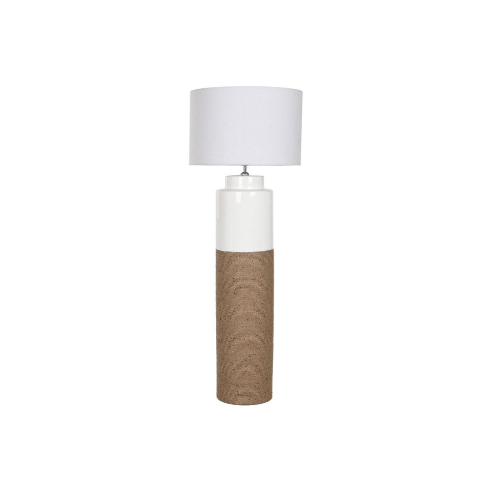 Floor Lamp Home ESPRIT White Brown 220 V 50 X 50 X 139,5 cm