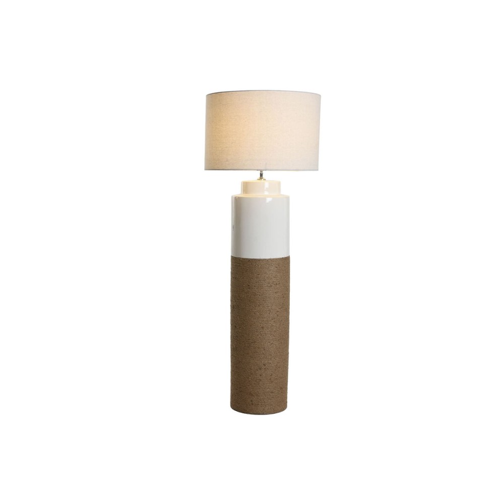 Lampadaire Home ESPRIT Blanc Marron 220 V 50 X 50 X 139,5 cm